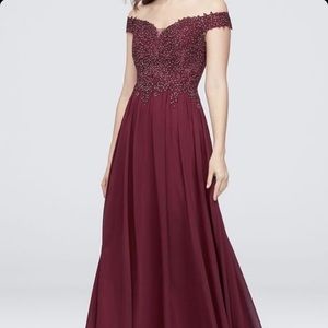 Long Maroon Dress